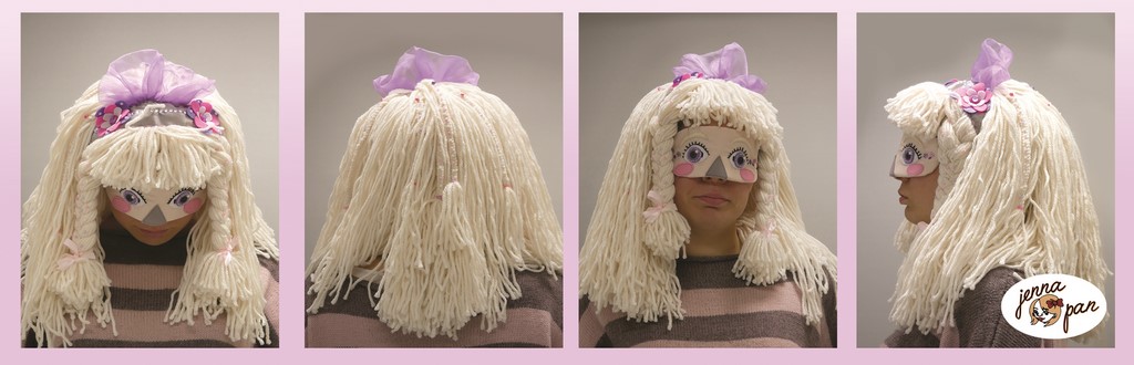 jenna pan poupée handmade doll fait main costume disguise déguisement conte de fée la poupée en tissus the rag doll craft diy artisanat