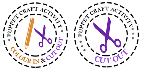 puppet craft activity logo colour in cut out puppet jennapandolls jenna pan dolls camille pagniez poupée marionnette handmade dolls puppets ooak made in ireland cork cork city customizing art craft jennapan