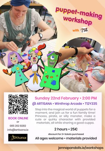 Book online ➜ https://www.eventbrite.ie/o/jenna-pan-dolls-camille-pagniez-113754871861